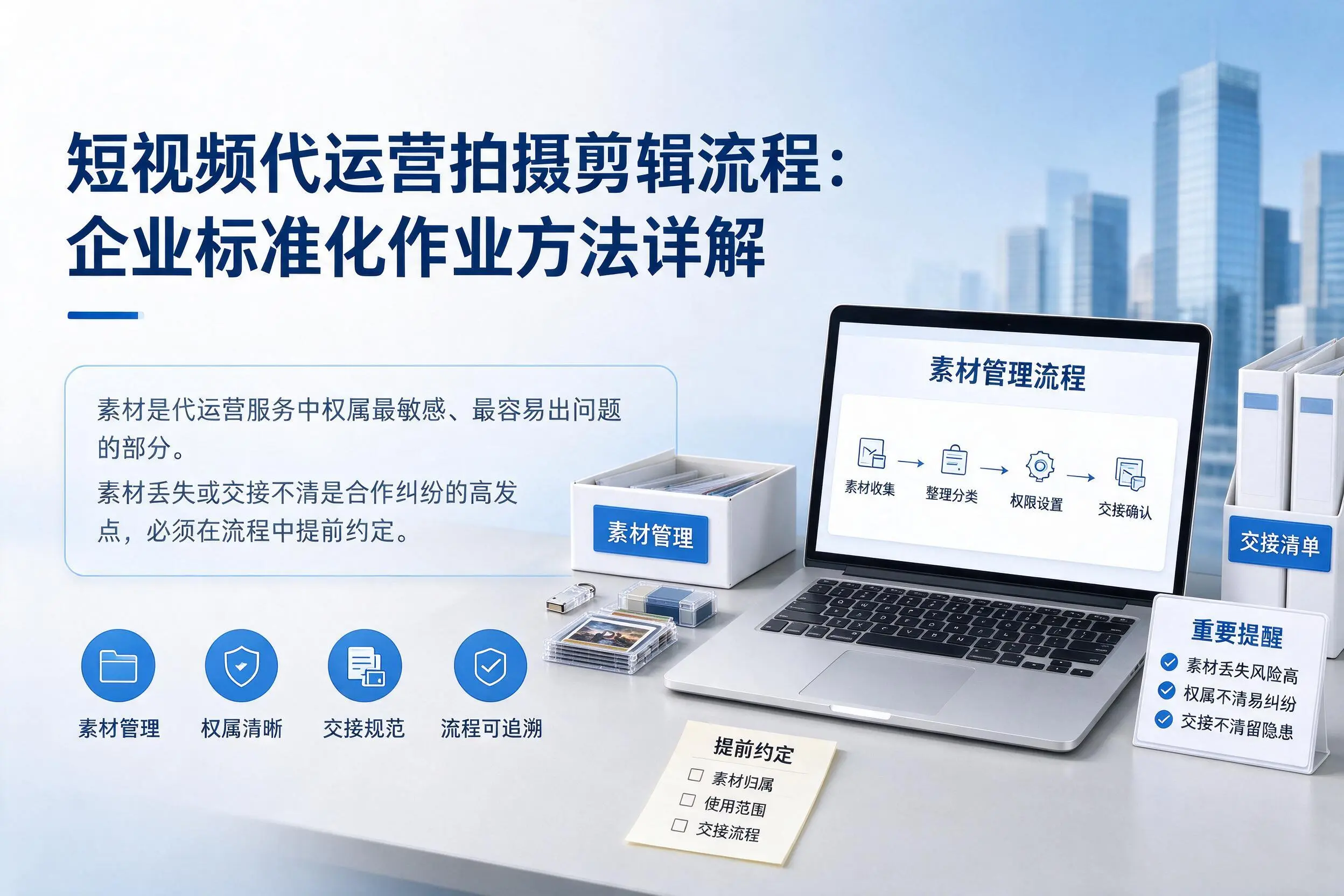 短视频代运营拍摄剪辑流程：博尔塔拉企业标准化作业方法详解