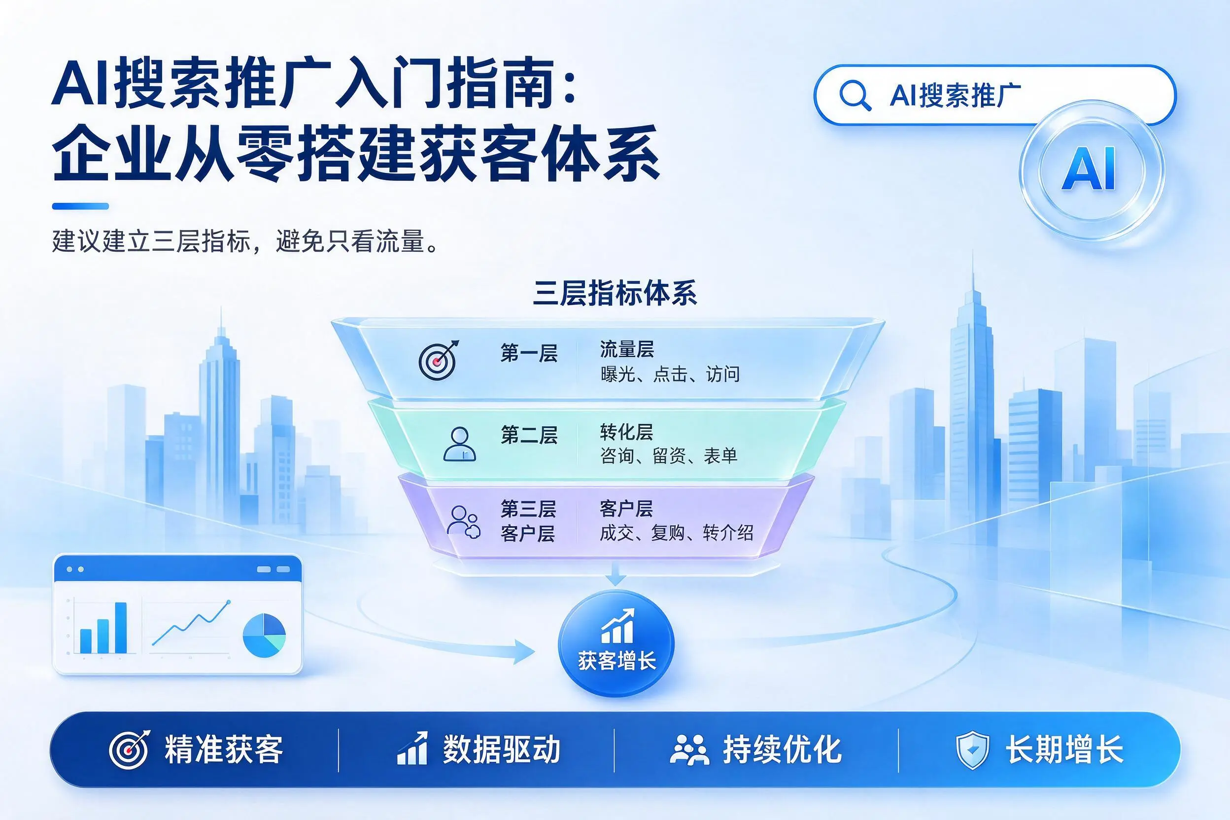 AI搜索推广入门指南：博尔塔拉企业从零搭建获客体系